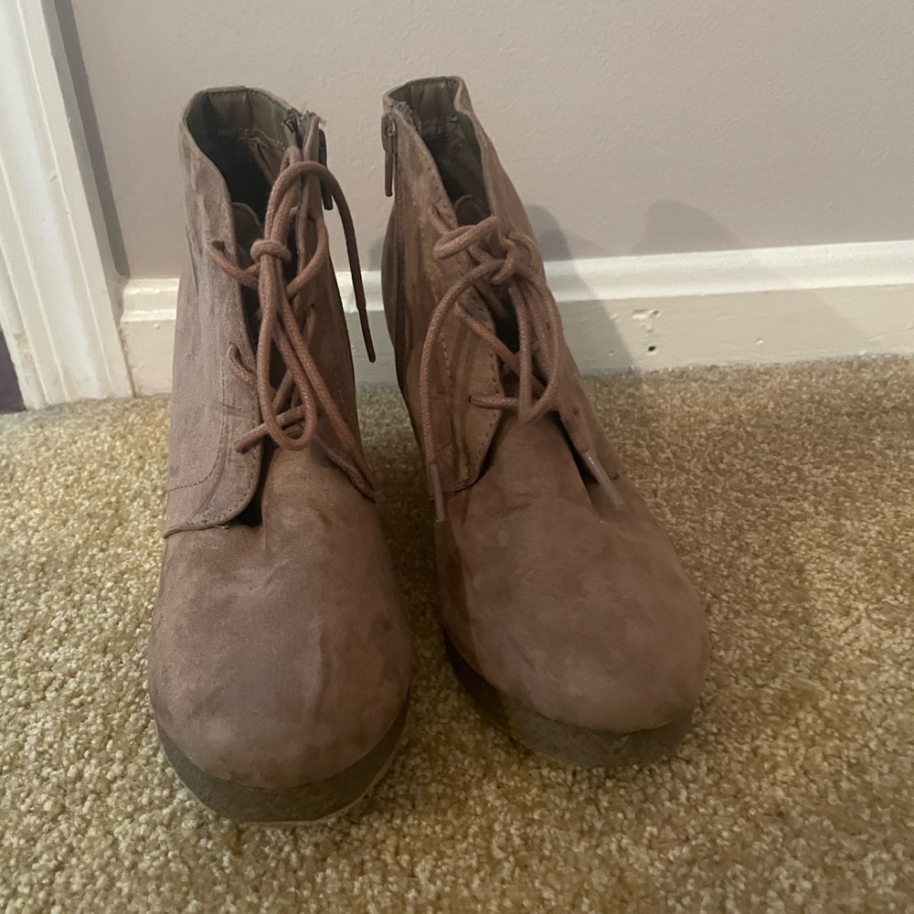 Suede Booties - Picture 6 of 7
